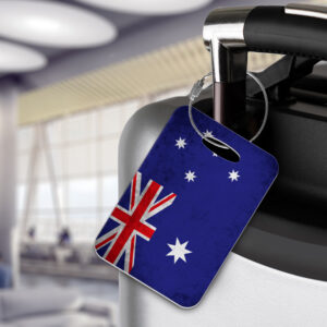 Australia Flag Fully Personalised Luggage Tag - Airline souvenirs