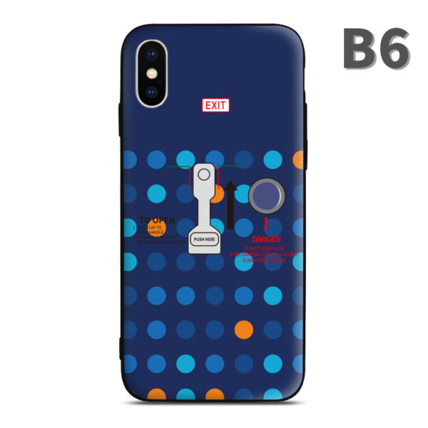 B6 Airbus A320 Aircraft Door Style Phone Case - Perfect for Aviation Enthusiasts