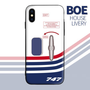 Boeing House Livery Aircraft Door Style Phone Case - Great for Pilots and Travelers