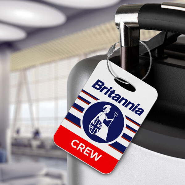 Britannia Airways Crew Luggage Tag - Travel gift ideas