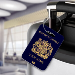 British Passport Luggage Tag - Aviation gifts