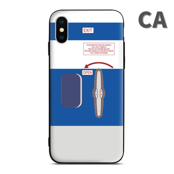 CA Boeing 747 Aircraft Door Style Phone Case - Ideal for Plane Lovers