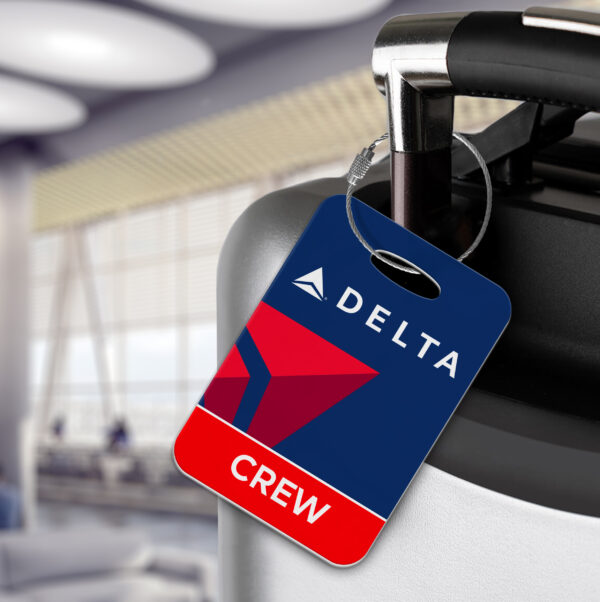 Delta Airlines Crew Luggage Tag - Aviation gifts