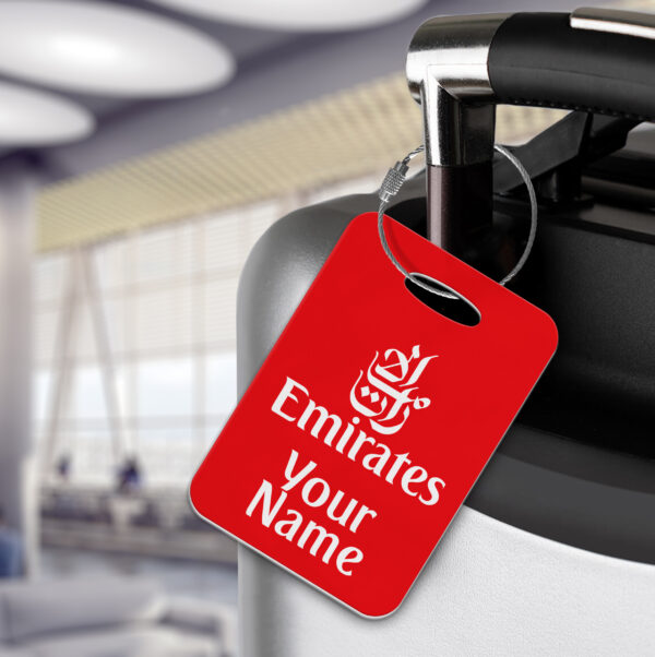 Emirates Personalised Luggage Tag - Travel gear