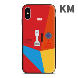 KM Airbus A320 Aircraft Door Style Phone Case - Perfect for Aviation Enthusiasts