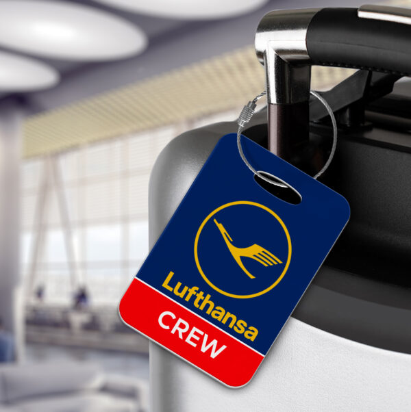 Lufthansa Blue Crew Luggage Tag - Travel essentials