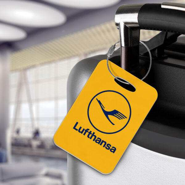 Lufthansa Yellow Luggage Tag - Pilot accessories