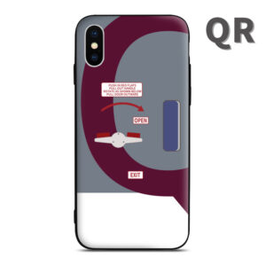 QR Aircraft Aircraft Door Style Phone Case - Perfect for Aviation Enthusiasts