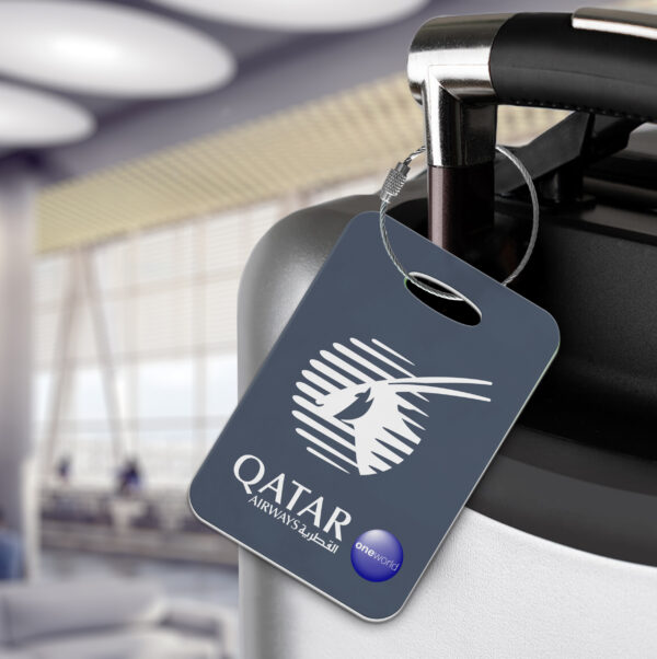 Qatar Grey - Flight attendants luggage tags