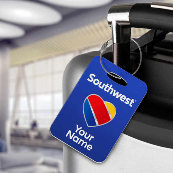 Southwest Airlines Personalised Luggage Tag - Personalized luggage tags