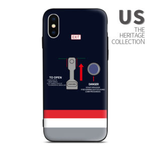 US Heritage Airbus A330 Aircraft Door Style Phone Case - Perfect for Aviation Enthusiasts