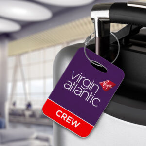 Virgin Atlantic Crew Luggage Tag - Personalized luggage tags